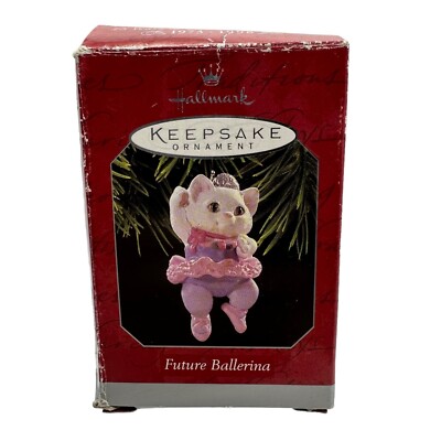 Hallmark Keepsake Future Ballerina Cat Ornament Christmas Holiday Decor Dance