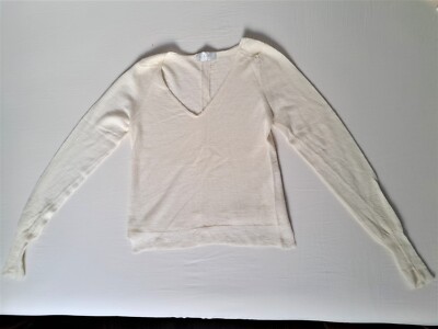 A.L.C. Weißer Wollpullover Gr. M-L 