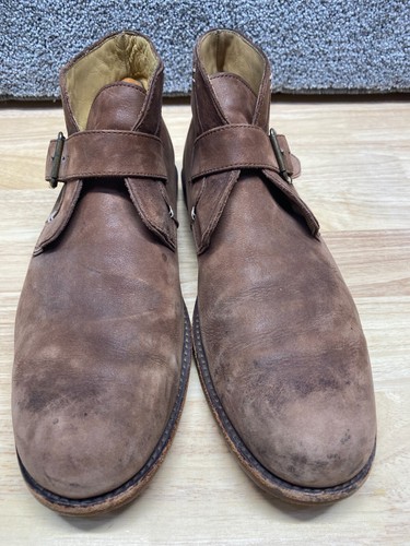 UGG Australia Men’s 12 Graham Tan Leather Monk Strap Boots Casual 100338T - Picture 5 of 11