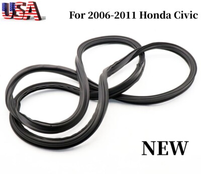 Weatherstrip Trunk Lid Rubber Seal FOR 2006-2011 Honda Civic NEW US SELLER