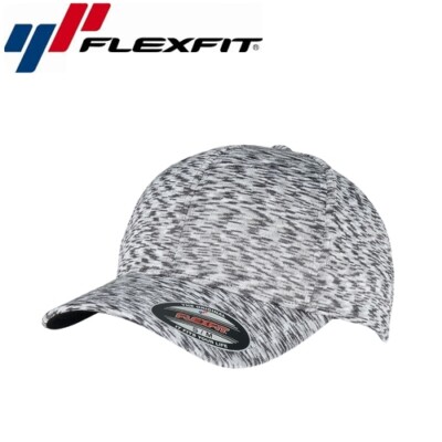 Flexfit Stripes Melange Baseball Cap S/M Light Melange Grau