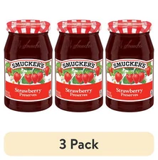(3 pack) Smucker's Strawberry Preserves, 18-Ounce