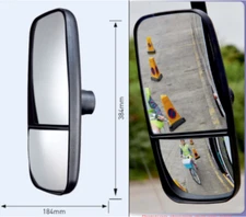 Double Mirror Main and Wide Angle fits Horsebox Tractor Truck AVSUK Cyclesafe