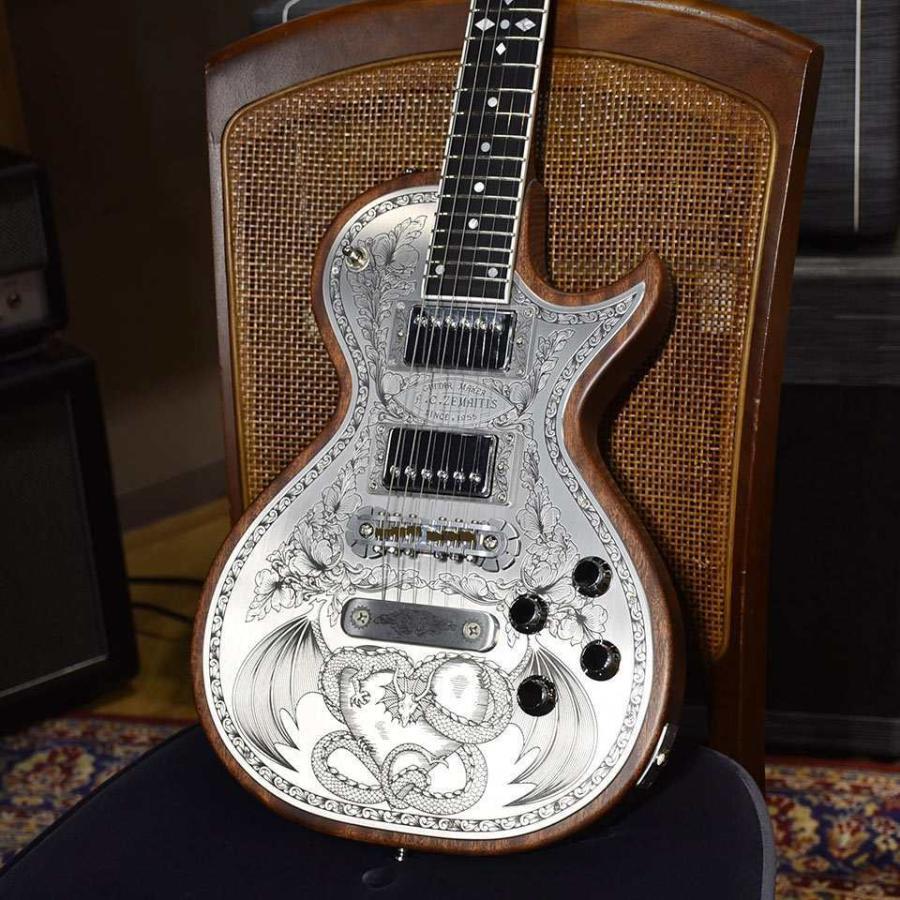 Zemaitis MFG-AC-24 Dragon & Heart Natural japan w/hard case | eBay