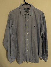 Polo Ralph Lauren Andrew L/S Button Dress Shirt Light Blue - Men's 16.5 34/35