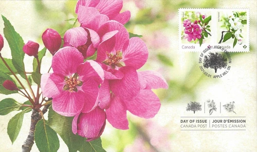 🍁Canada  # 3284   "CRABAPPLES  BLOSSOMS"      Brand New 2021 First Day Cover