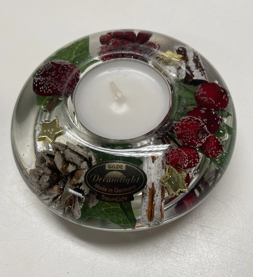 Dreamlight*Gilde*Glas*Teelichthalter*Weihnachten*Christmas*Ufo Silent Lights - Bild 2 von 4