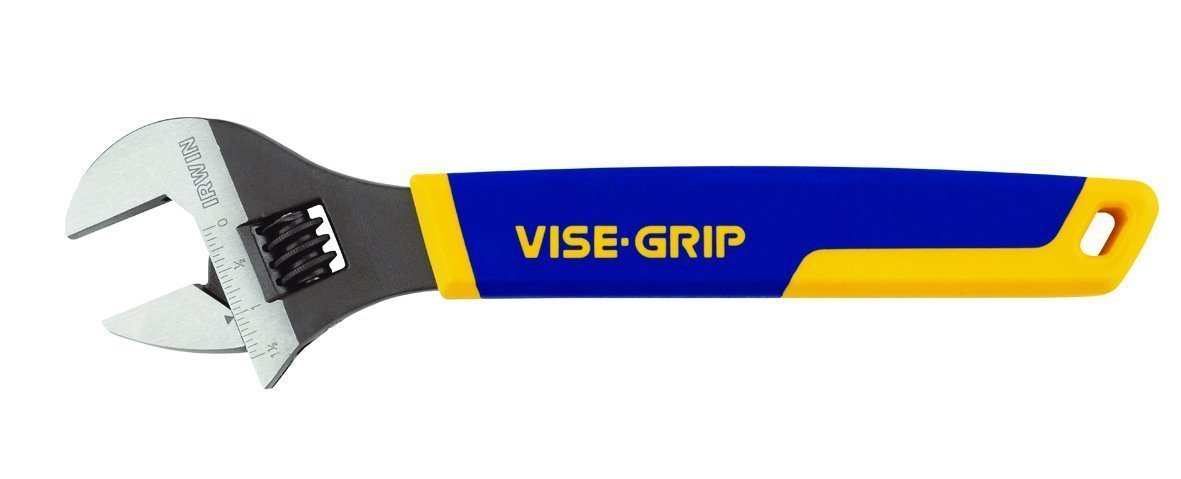 Irwin Vise-Grip 10505488 Adjustable Wrench with ProTouch Grips 8"" / 200mm