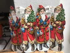 Vintage Christmas Santa Die Cut Lot