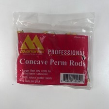 Marianna Concave Perm Rods Short Yellow 3/16" 12 Pack Item 10134 w/ Bands