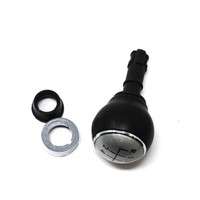 Kawin Schaltknauf Schalthebel Volkswagen VW Golf 6 Jetta IV 5 Gang Silber