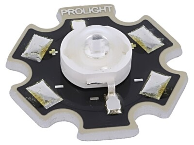 PM2F-3LLS-SD Leistungsdioden STAR ultraviolette Pmax: 3W 390-410nm 130° ProLight