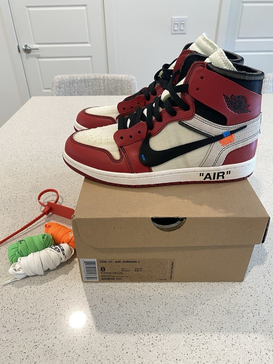 Size Jordan Retro Off-White Chicago 887223552093