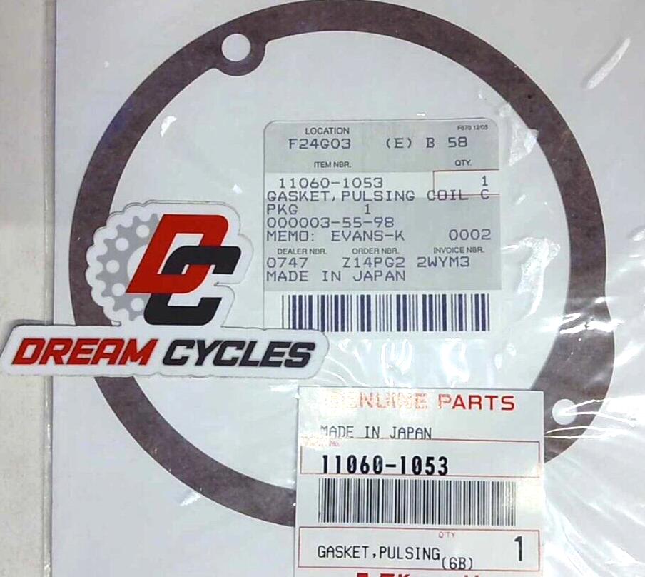KAWASAKI KZ650 KZ550 KZ750 PULSING COIL GASKET GENUINE OEM 11060