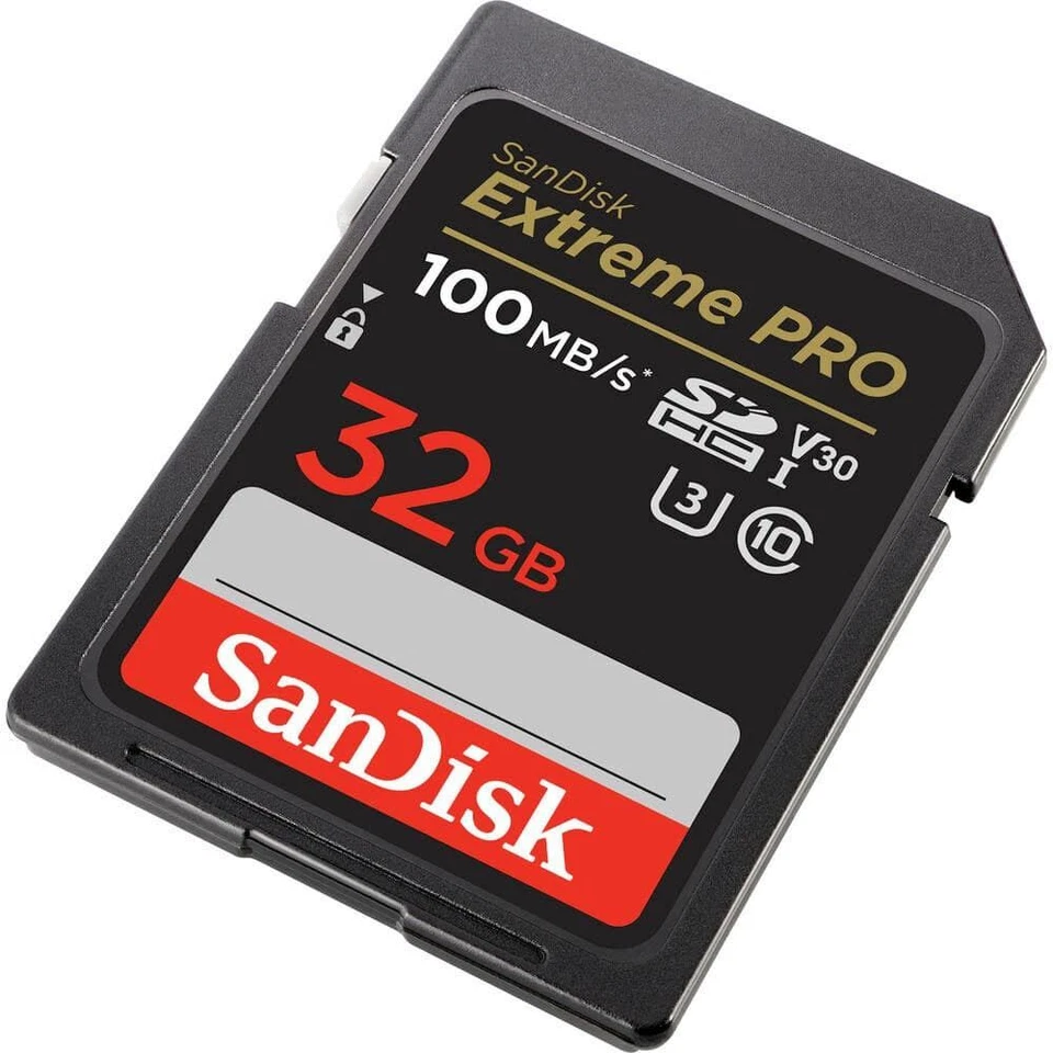 SanDisk Extreme PRO SDHC card 100MB s UHSI U3 V30 32GB SDSDXXO-032G-GN4IN - Image 3 of 4
