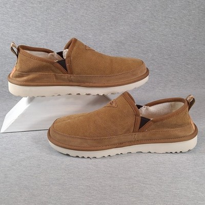 NEW UGG Romeo Corduroy Slipper Shoes Mens 9 Brown Wool  display picture 1