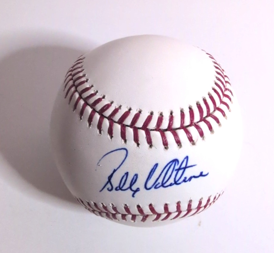 BOBBY VALENTINE METS RANGERS MANAGER SIGNED AUTOGRAPHED OMLB BASEBALL