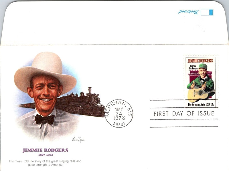 S09-5952, JIMMIE RODGERS, FLEETWOOD, FDC