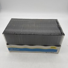 Office Max Jewel Cases Slim-Style Pack of 50 Black for CD s DVD s Sealed NEW NIP