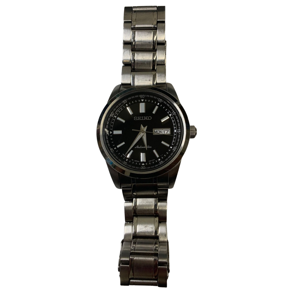 Seiko Mechanical Silver Men's Watch - 4R36-05Z0 for sale online | eBay
