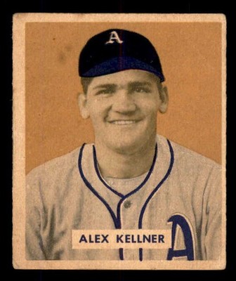 1949 BOWMAN #222 ALEX KELLNER A'S VG-EX SET BREAK 555961 (KYCARDS)