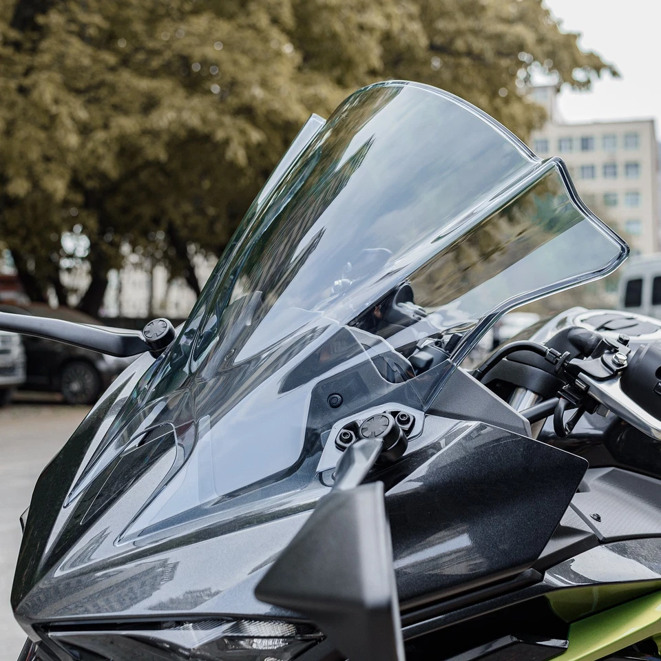 WOLFLINE Motorcycle Aerodynamic Windshield for Kawasaki Ninja 500 2024-2025 Foto 3 de 4