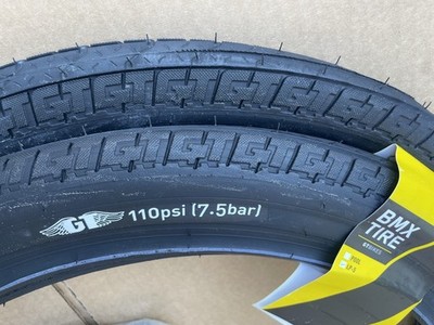 Paire De Pneus BMX GT LP-5 20 X 2.35 - Gomme Couleur Gum - Neufs Sous Blister