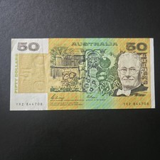 $50 Australian Paper Bank Note 1991 : YXZ 844707