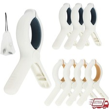 Beach Towel Clips Anti-Skid Clips Outdoor Laundry Multi-Purpose 8 Pack New