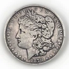 1878 Morgan Dollar 7TF Reverse of 1879 AU Silver $1 Better Type Coin