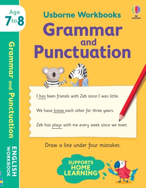 Usborne Workbooks Grammar and Punctuation 78 by Hannah Watson PAPERBACK