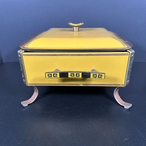 Vintage Mid Century Modern MCM Chafing Dish Buffet Server Food Warmer Japan