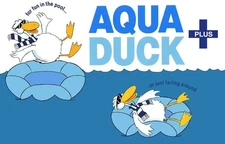 Aquaduck PLUS - Bigger all blue floatie for the pool