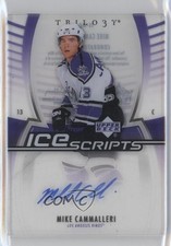 2006-07 Upper Deck Trilogy Ice Scripts Mike Cammalleri #IS-MC Auto 0f8