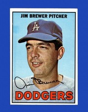 1967 Topps Set-Break # 31 Jim Brewer NR-MINT *GMCARDS*