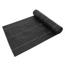 6' x 300' Woven Ground Cover Landscape Fabric 3.2OZ Weed Barrier