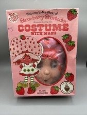 Vintage Ben Cooper Strawberry Shortcake Halloween Costume-M (8-10) WITH BOX