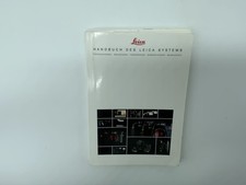 Leitz Handbook Of The Leica System January 1994 Catalog German
