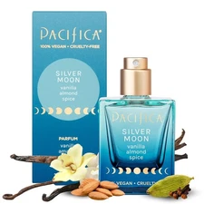Pacifica Silver Moon Perfume  for Women Vegan, Cruelty-Free, Essential Oils,1 oz
