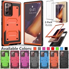 For Samsung Galaxy Note 20 Ultra Shockproof Case Cover / 2Packs Screen Protector