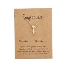 Zodiac Necklace   Simple Horoscope Pendant for Astrology Lovers