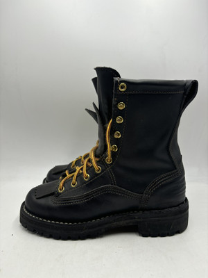 Danner Super Rain Forest Men s Size US 5.5 Black Leather Goretex Boots