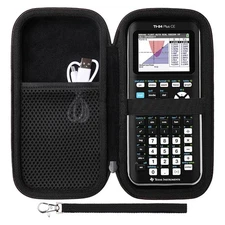 Protective Case for TI-84 Plus CE/TI-Nspire CX II CAS Graphing Calculator, Black
