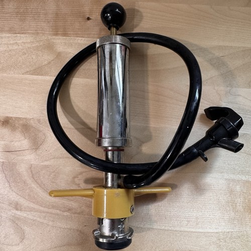 American Beverage Keg Party Pump 1 Faucet with Hose and Tap Nice Chrome Finish