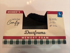 dearfoam slippers 9-10 womens new