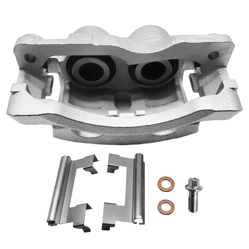 Front Disc Brake Calipers w/Bracket for Chevrolet GMC Silverado Sierra 2500 3500 - Image 2 of 4