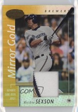 2002 Leaf Certified Mirror Gold Materials 2/25 Richie Sexson #10 is2