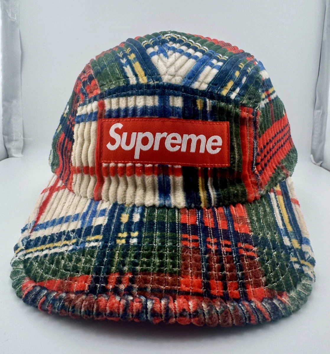 Supreme Plaid Camp Cap for sale - eBay