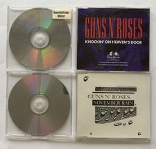 2 MAXI-CDS - GUNS N' ROSES - NOVEMBER RAIN + KNOCKIN' ON HEAVEN'S DOOR - SG / VG