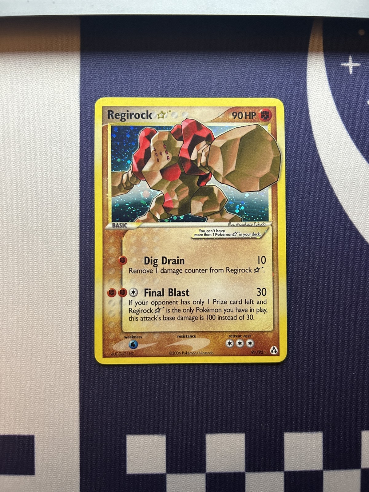 Regirock Gold Star Ultra Rare Legend Maker 91/92 LP